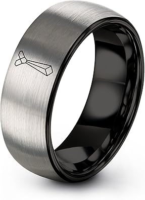 💍 Tungsten Carbide Ring 8mm – Black, Gold, Silver | Engraving Ready ✨