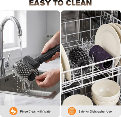 🧼⚡ Electric Outdoor Cleaning Brush | Cordless Power Scrubber for BBQ, Patio & Home ✨🧽